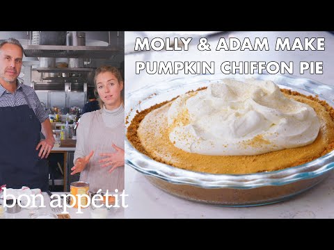 Molly and Adam Make Pumpkin Chiffon Pie | From the Test Kitchen | Bon Appétit