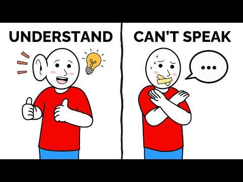 Why You Understand English But Can't Speak