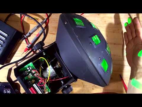 Repairing Faulty LED Mushroom Light (No Rotation/Continuous Rotation)