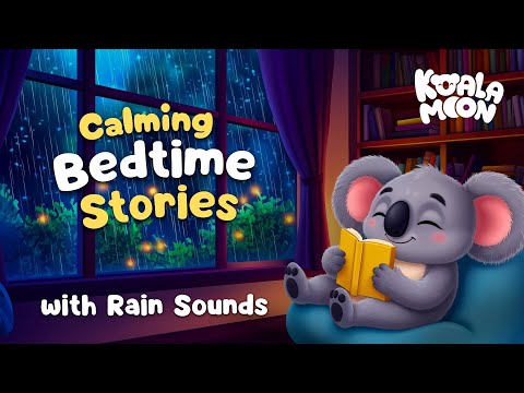 The BEST Bedtime Stories with RAIN 🐨☔️ Soothing Sleep Stories to Help Kids Sleep 🌙 Koala Moon