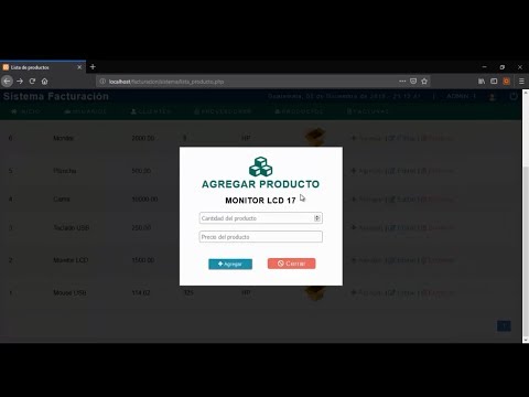 Creating a Modal with HTML, jQuery, and PHP - Adding Products Part 1 - 41