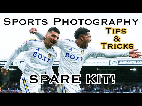 Sports Photography Tips & Tricks - Football - SPARE KIT!