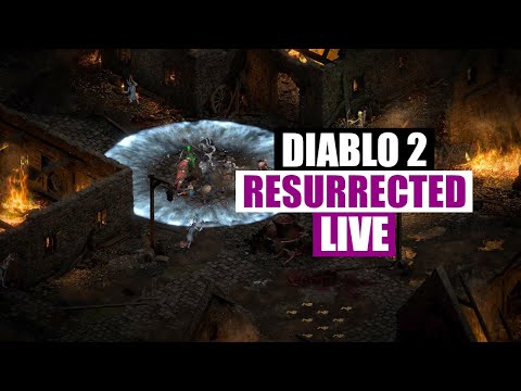 Diablo 2 Resurrected LIVE - Leveling Up And Magic Finding