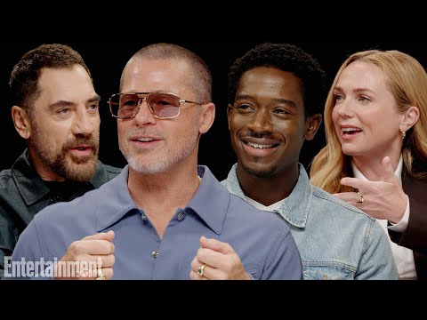 Brad Pitt & Javier Bardem on Driving 180mph & Training with Lewis Hamilton w/ 'F1' Cast