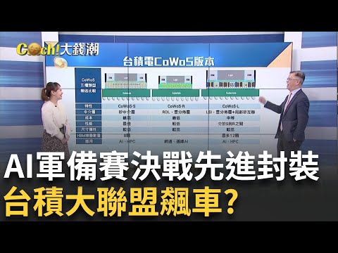 台積組隊"先進封裝"打群架?神山聯盟彎道飆車?台積CoWoS也遇瓶頸? 下代先進封裝技術成解方?｜王志郁 主持｜20250914｜Catch大錢潮