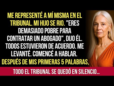 Mi Hijo Se Burló Cuando Me Vio Representándome Sola En El Tribunal. Pero Su Sonrisa No Duró Mucho...