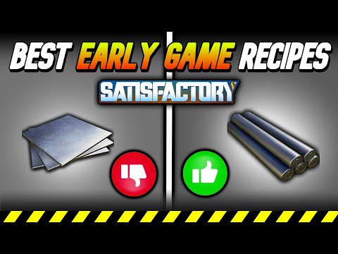 BEST ‘Early Game’ ALTERNATE RECIPES in Satisfactory 1.0