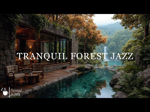 Tranquil Autumn Forest Jazz 🍂 Morning Smooth Jazz & Cafe Ambience for Calm, Relax, Work