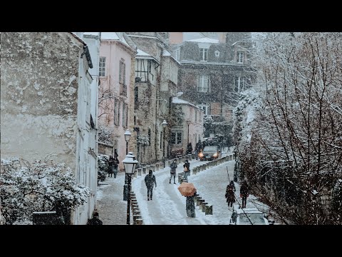 올 겨울 파리는 추웠지만, 마음만은 포근했다 | Jazz Piano | Playlist | 카페 음악 | 로비 음악