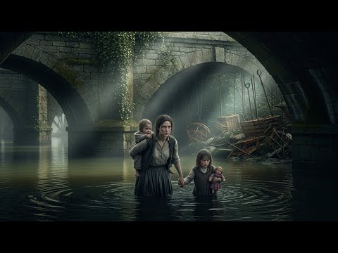 La Viuda Cruzó El Río Con Sus Hijos — Y Bajo El Puente Descubrió Lo Que El Pueblo Ocultó Décadas