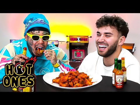 6ix9ine Exposes Everything on Hot Ones!! 