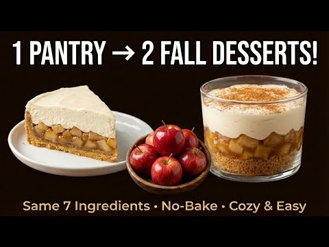 I Made 2 Apple Desserts With 1 Pantry — No Oven Needed!