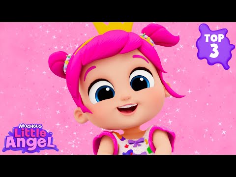Top 3 Princess Songs with Jill! 👸| Little Angel Kids Songs & Nursery Rhymes