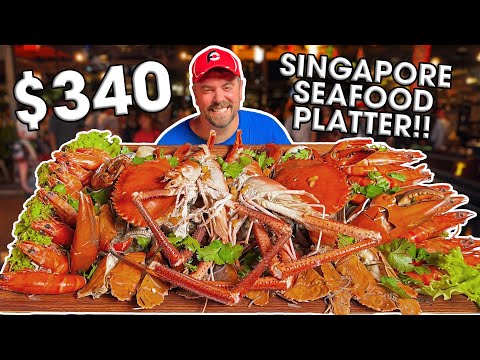This Massive $340 Seafood Thai Vermicelli Platter Challenge Feeds 8 Hungry People in Singapore!!