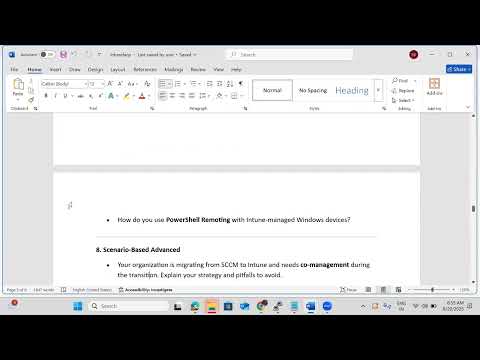 Microsoft intune interivew questions part 4 #cloudsoft #intune #interview