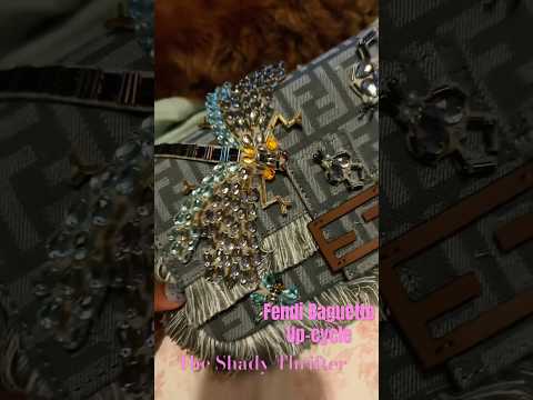 I Took a Thrifted Sweater and Transformed My Fendi Baguette #thriftedfashion #thrift