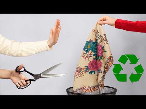 Don’t Throw Away Your Old Scarf! ♻️ Genius Sewing & Upcycle Idea