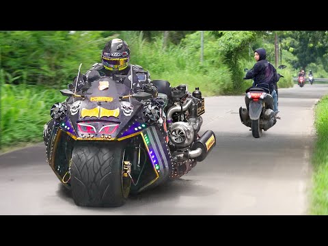 Starting the Massive Batman Bike of Indonesia