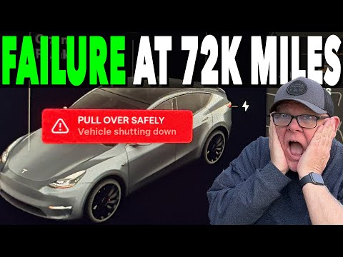 My Tesla Model Y Rear Drive Motor FAILURE at 72k Miles!