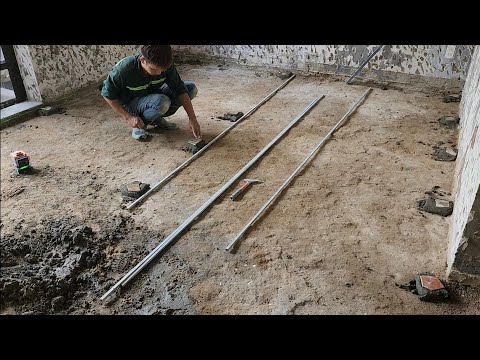 cách tuấn lấy cao độ cán nền lát gạch đạt chuẩn đẹp 99% đúng kỹ thuật #812