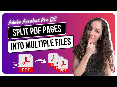 Adobe Acrobat PRO DC | How to Split PDF Pages Into Multiple Files