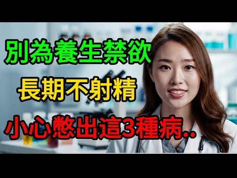 停下！別再為了“養生”禁欲了！醫生：長期不射精，小心憋出這3種病！#泌尿科醫生 #男性健康 #老年人自慰