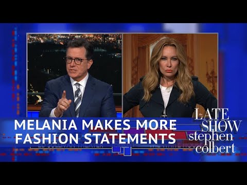 Melania Trump Has An Entire 'Hidden Message' Wardrobe