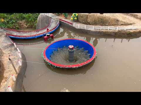 Build mini hydroelectric power plant with one powerful generators