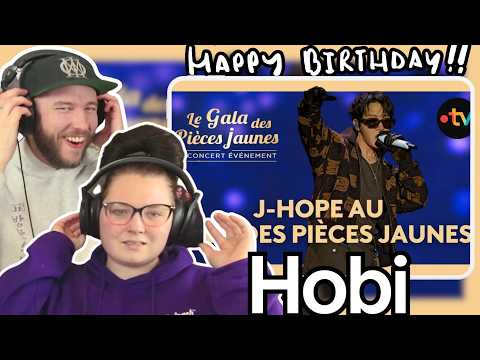 j-hope - Mic Drop, More, On the street… live au Gala des Pièces Jaunes 2025 | COUPLE REACTS