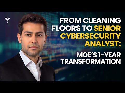 From Cleaning Floors to Senior Cybersecurity Analyst: Moe’s 1-Year Transformation