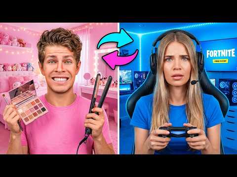 Switching Lives With My GIRLFRIEND For 24 Hours!