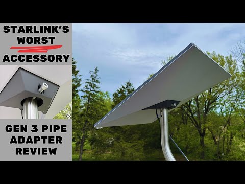 The Worst Starlink Accessory - Gen 3 Pipe Adapter Review