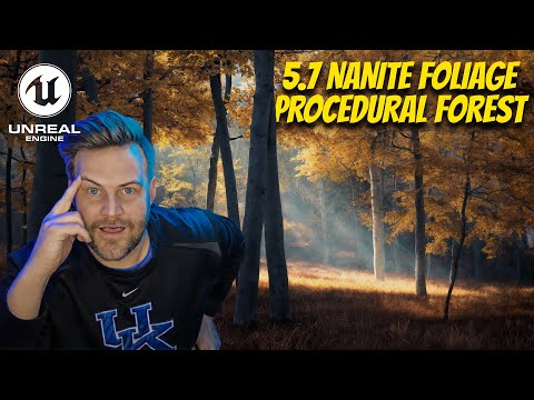 New Unreal Engine 5.7 Tools Make Forests EASY! MEGAPLANTS