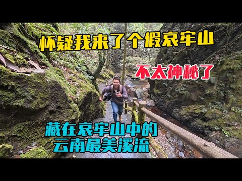 徒步藏在哀牢山中雲南最美溪流石門峽，一路風景太漂亮了，懷疑我來了個假哀牢山，感覺不太神秘了！