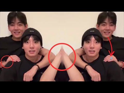 🔴Taehyung was surprised when Jungkook gave him a ring during a live broadcast💍
