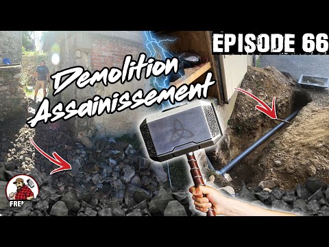 🦇 Rénovation d'une maison abandonnée - EP66 - Démolition et assainissement.