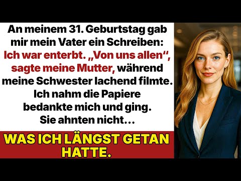 Mein Vater enterbte mich an meinem Geburtstag… Doch dann rief der Firmenchef meinen Namen!