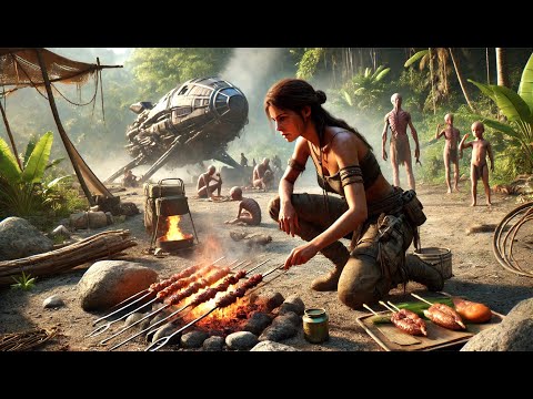 Alien Crew Crashed on a Wild Planet — Human Survival Instincts Saved Everyone | HFY Story