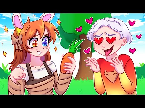 ❤️Майнкрафт но Я СТАЛА ПОМОЩНИКОМ КРОЛИКОМ