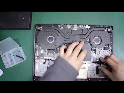 Xiaomi Mi Gaming laptop disassemly (8th Gen CPU)