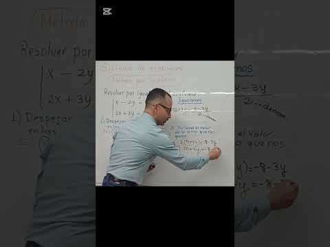 Sistema de ecuaciones- Método por igualación