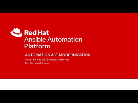 Introduction to Red Hat Ansible Automation Platform