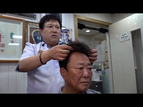 Process of Making Wig for Hair Loss Man. Korean Wig Artisan with 40 Years of Experience.