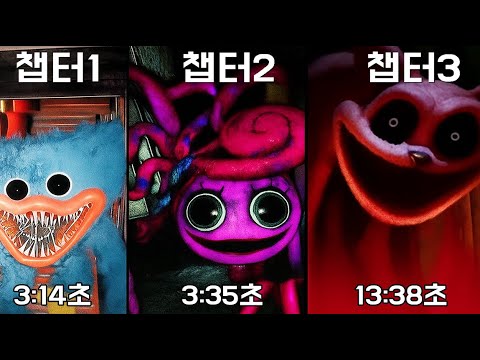 파피 플레이 타임 챕터 1,2,3 "20분컷" 가능하다고..?