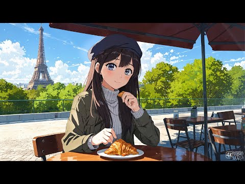 Cozy Thanksgiving Café In Paris ☕ Lofi Fall Vibes ☕ November Lofi Songs To Start A Joyful Morning