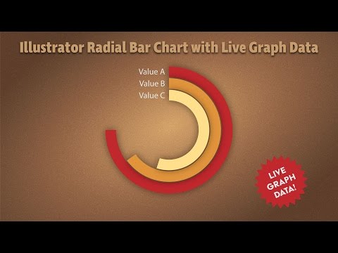 Make a Radial Bar Graph in Adobe Illustrator keeping data live