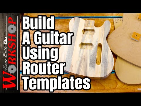 How to Build a Guitar Body Using Templates | Pine Guitar Body