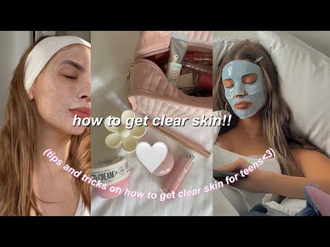 How to get clear skin! (tips and advice)🫧🧴🌺✨