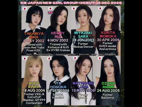 GPP - SM JAPAN NEW GIRL GROUP | DEBUT DECEMBER 2025 💗🎀