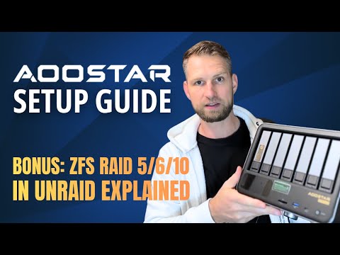 AOOSTAR WTR Max NAS Setup Guide | Bonus: Using Other RAID Options in Unraid!